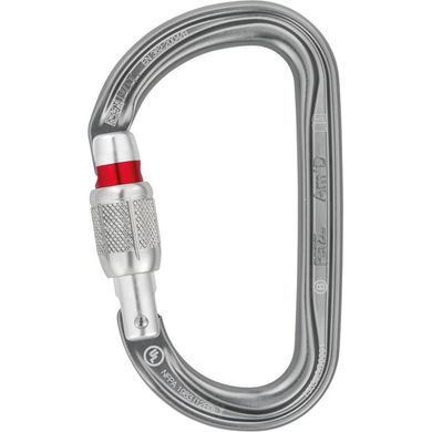 Carabiner Petzl Am'D SCREW-LOCK grey, M34A SL