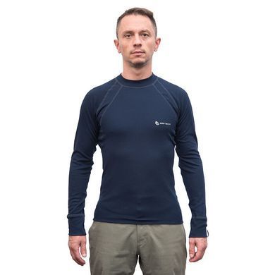Thermal T-shirt for men Sensor Double Face LS deep blue, Black, S
