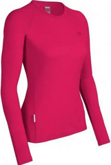 Термофутболка жіноча Icebreaker BF 260 LS Crewe WOMEN cerise, M