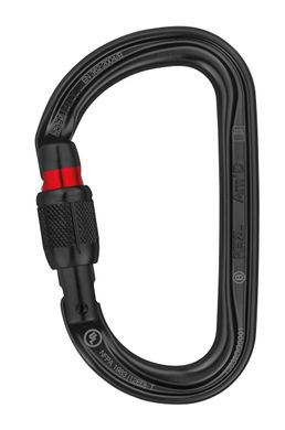 Карабін Petzl Am'D SCREW-LOCK black, M34A SLN