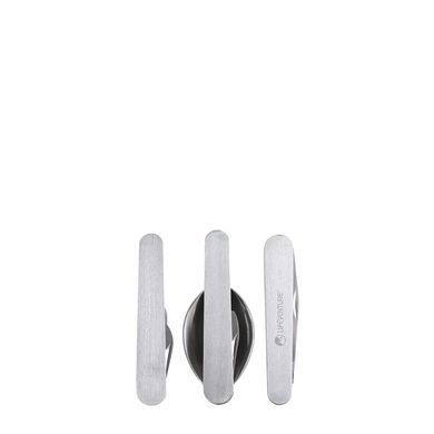 Steel spoon, fork, knife Lifeventure Folding Cutlery Set, 9500