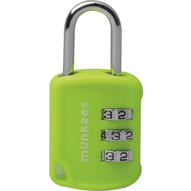 Брелок-замок Munkees Combi Lock 2 lime