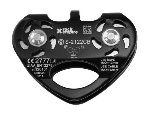 Блок-ролик подвійний на двох вісях Rock Empire Pulley Tandem, ZWP120.000-0000W0000000