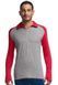 Термофутболка з довгим рукавом чоловіча Icebreaker BF 260 Tech LS Half Zip MEN metro hthr/rocket XL
