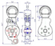 Pulley with swivel First Ascent Orbi, FA 1412