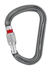 Carabiner Petzl William SCREW-LOCK grey, M36A SL