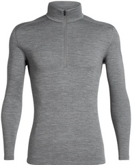 Термофутболка чоловіча Icebreaker BF 260 Tech LS Half Zip MEN gritstone, XL
