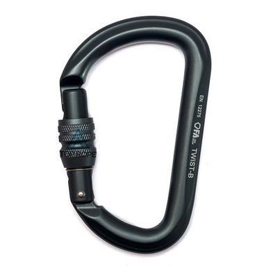 Carabiner First Ascent TWIST B grey, FA 7011 03
