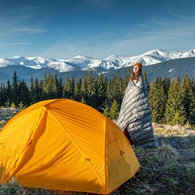 Sleeping bag ROCK FRONT 300 Wide UL grey