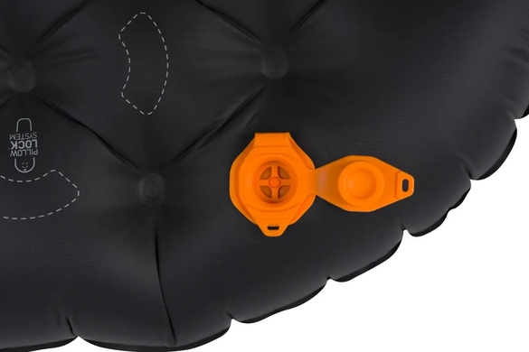 Надувний утеплений килимок 10 см Sea to Summit Ether Light XT Extreme Mat Regular black orange, STS AMELXTEXMR