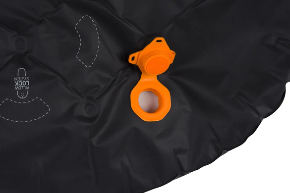 Inflatable insulated mat 10 сm Sea to Summit Ether Light XT Extreme Mat Regular black orange, STS AMELXTEXMR