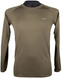 Thermal T-shirt for men Tribe Coolpass LS olive, Olive, S