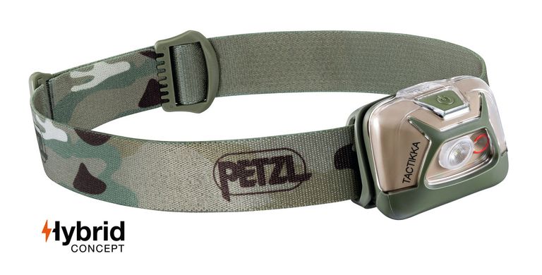 Ліхтарь налобний PETZL TACTIKKA + camo