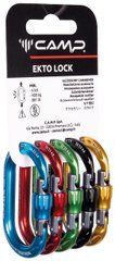 A set of auxiliary carabiners Camp Rack Pact Ekto Lock - 5 pcs, 3513