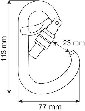 Карабін Camp HMS Belay Lock, 1176