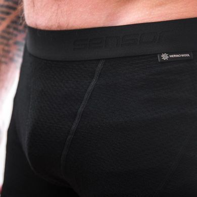 Thermal underpants for men Sensor Merino DF safari, Black, S