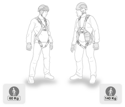 Самостраховка з амортизатором ривка Petzl Absorbica-I Vario, L016AB00