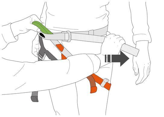 Нижня страхувальна система Petzl Pandion Steel