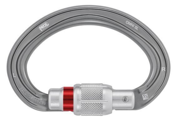 Багатонаправлений напівкруглий карабін Petzl OMNI SCREW-LOCK, M037AA00