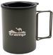 Thermal mug with folding handles and a sippy cup TRAMP 400 ml olive, UTRC-137-olive