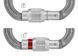 Багатонаправлений напівкруглий карабін Petzl OMNI SCREW-LOCK, M037AA00