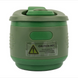 Foldable silicone mug with lid Tramp 350 ml olive, UTRC-082-olive