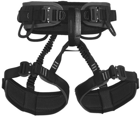 Seat harness Rock Empire Belt Equip Lock black, CUE022.977-0234D0008000, XS-M (waist circumference 70-110 cm)