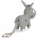 Keychain flashlight Munkees Donkey LED grey, 1110-GY