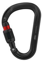 Carabiner Petzl ATTACHE SCREW-LOCK black, M038AA02