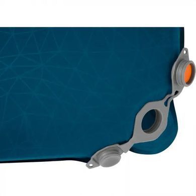 Самонадувний килимок 10 см Sea to Summit Comfort Deluxe Mat Rectangular Large Wide byron blue, STS ASM2065-01461606
