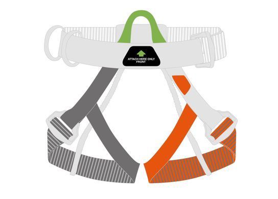 Нижня страхувальна система Petzl Pandion Ste blackel