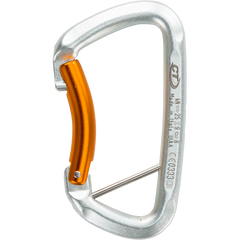 Carabiner Climbing Technology Gym S silver / orange, 3C3340BV5A