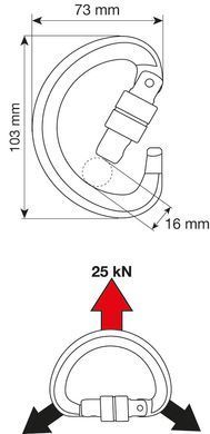 Карабін Camp Triad Lock, 3141