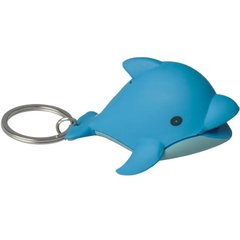 Keychain flashlight Munkees Dolphin LED blue, 1102-BL