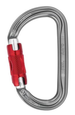 Carabiner Petzl Am'D TWIST-LOCK  grey, M34A RL