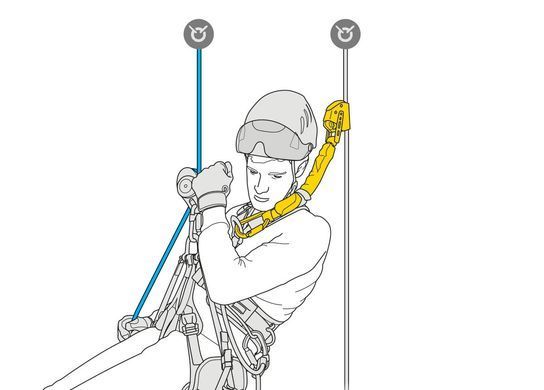 Амортизатор ривка Petzl Asap&rsquo;Sorber 20 cm для страхувальних пристроїв Asap або Asap Lock , L071AA00