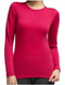 Thermal Long Sleeve T-Shirt for women Icebreaker BF 200 Chakra Zip WOMEN garnet S