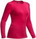 Thermal Long Sleeve T-Shirt for women Icebreaker BF 200 Chakra Zip WOMEN garnet S