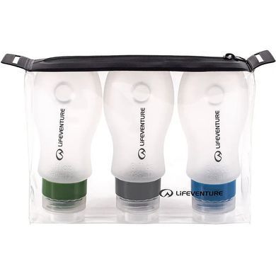 Набір ємностей для косметичних засобів Lifeventure Silicone Flight Bottle Set, 64220