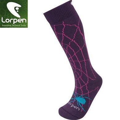 Термошкарпетки дитячі Lorpen SKS T2 Кid’s Merino Ski spider plum КS