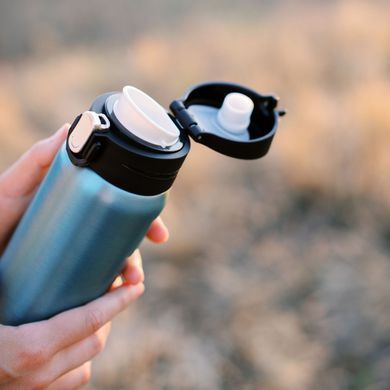 Thermal mug Tribe Motion 0,36 л, aqua, T-DD-0014-aqua, black