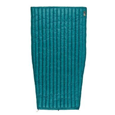 Down quilt ROCK FRONT 200 Pro turquoise blue