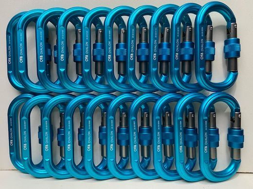 Карабін First Ascent Ovalon light blue, FA 7007 03