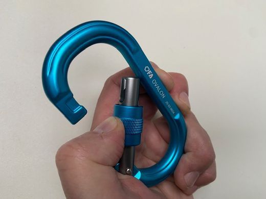 Карабін First Ascent Ovalon light blue, FA 7007 03