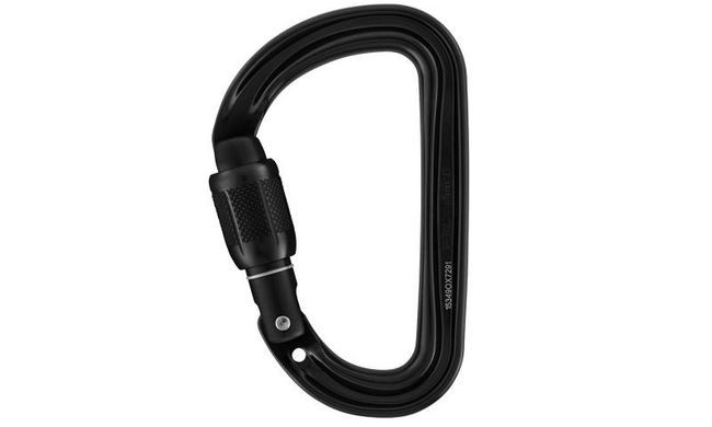 Карабін Petzl Sm'D SCREW-LOCK black, M39A SLN