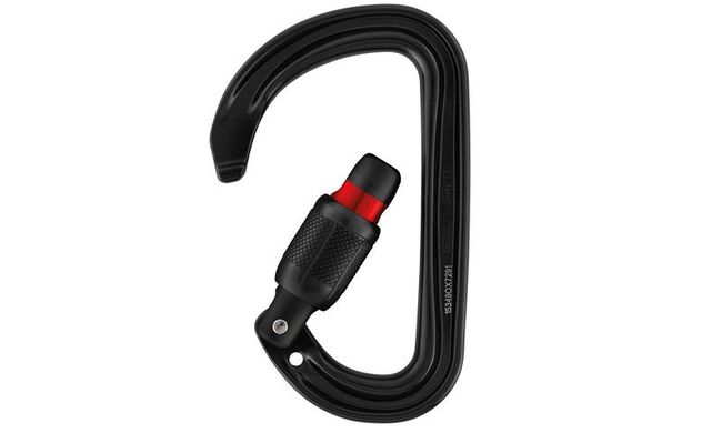 Карабін Petzl Sm'D SCREW-LOCK black, M39A SLN