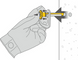 Removable anchor with locking function Petzl Coeur Pulse 8 mm