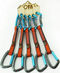 Quickdraw sling with carabiners First Ascent Rock Express 19 mm 16 cm (5 pcs.), FA 25N5 19 16 02