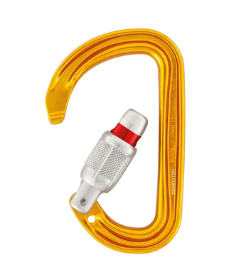 Карабін Petzl Sm'D SCREW-LOCK yellow , M39A SL