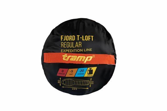 Sleeping bag Tramp Fjord Long green/grey right